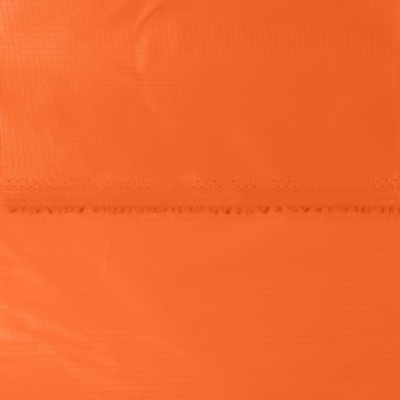 Таффета, 210Т, Ripstop, PU 4000, полиэстер, 85 г/м2, ш. 150 см, ярко-оранжевый, цена 318 руб