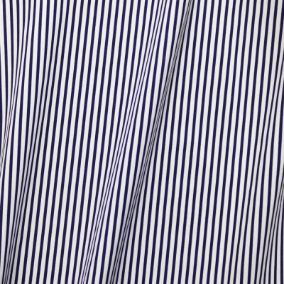 Ткань смесовая Carrington, полоска, сине-белый, цена 252 руб