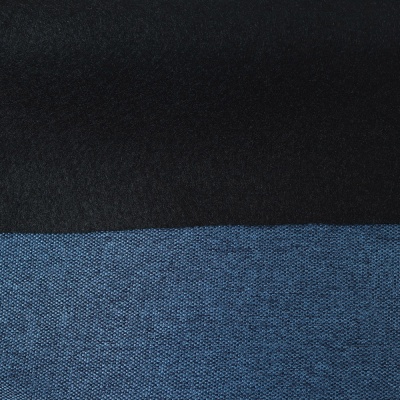 Рогожка на флисе Luna, Синий океан, 493 г/м2, ш. 140 см, цена 944 руб