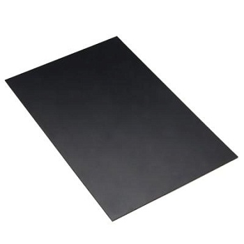 Пластик листовой, 1.5 мм, 700x1800 мм, черный