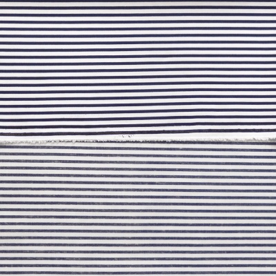 Ткань смесовая Carrington, полоска, сине-белый, цена 252 руб